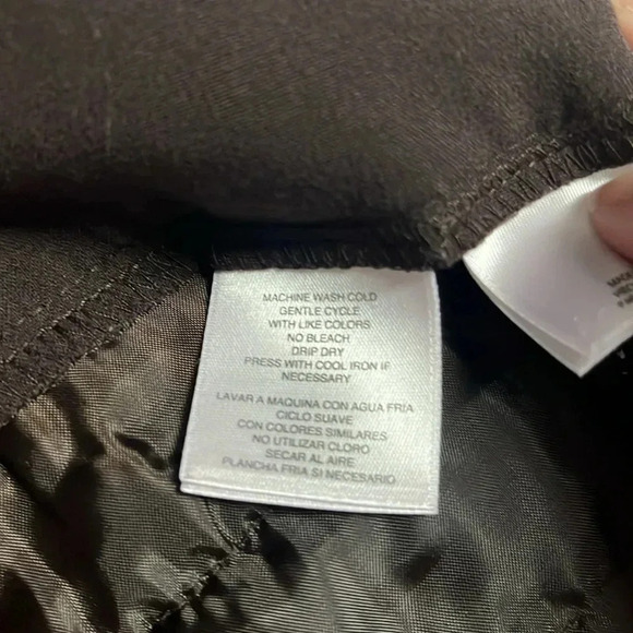 Business pants size 6 Anne Klein brown preppy pants belt loops back pockets - Picture 11 of 12